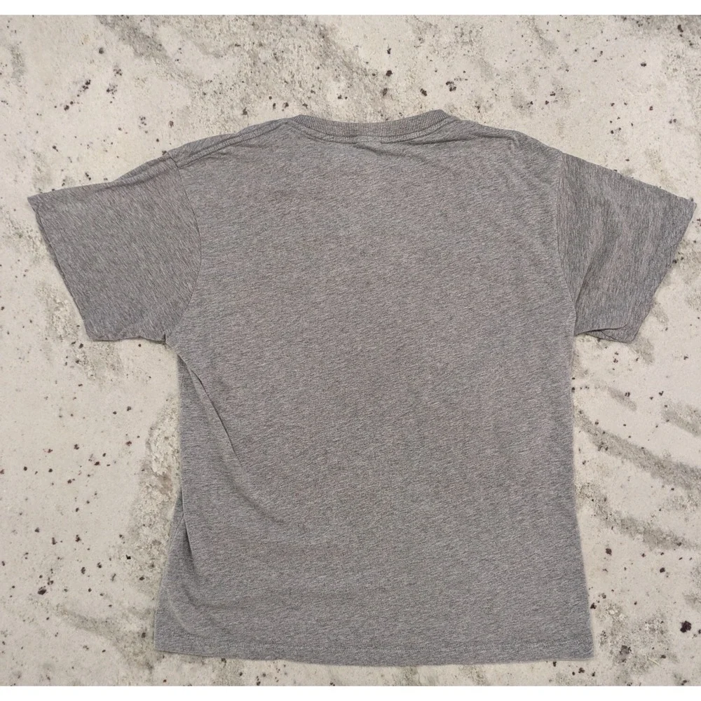 VTG‎ 90s Calvin and Hobbs New York Attitude Gray T-Shirt L Skater Grunge Cartoon